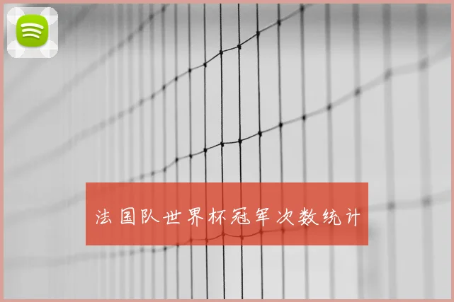 法国队世界杯冠军次数统计
